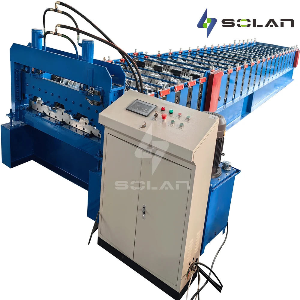 Good Quality Floor Ceramic Tiles Decking Floor Roll Forming Roof Sheet Making Machine details