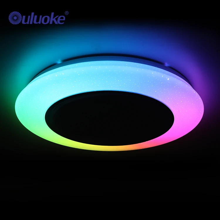 Factory Direct Sales Acrylic Modern Minimalist Smart Bluetooth Home Bedroom Music Led Ceiling Light