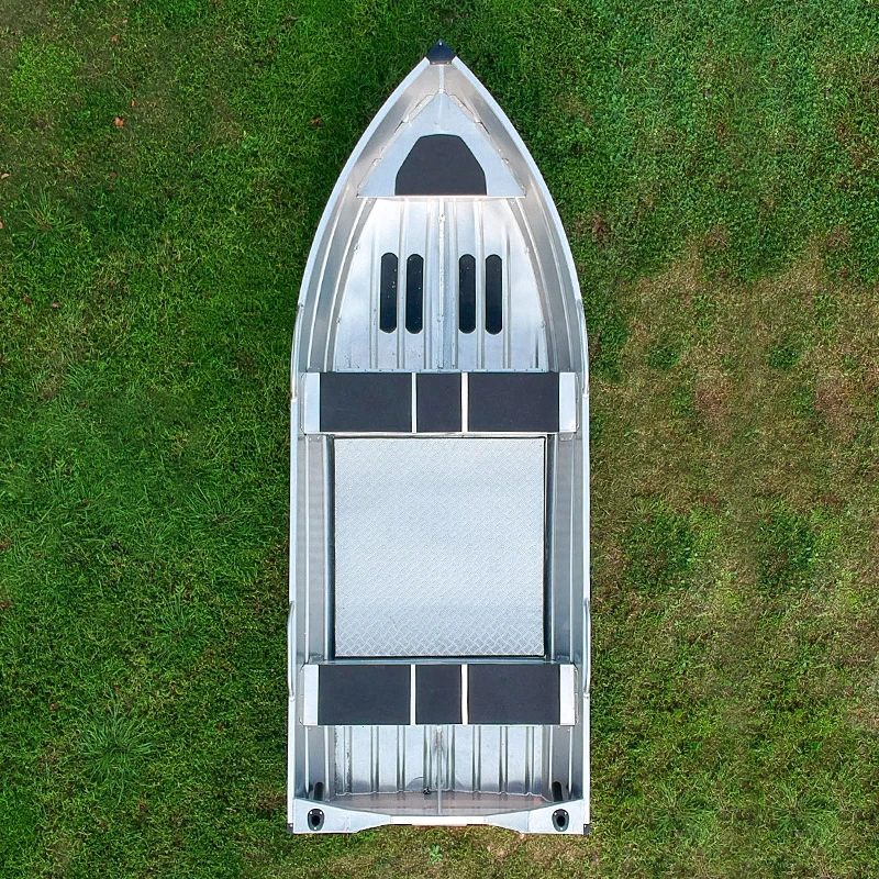 Kinocean 14ft Aluminum Boat for Drifting and Fishing for Sale