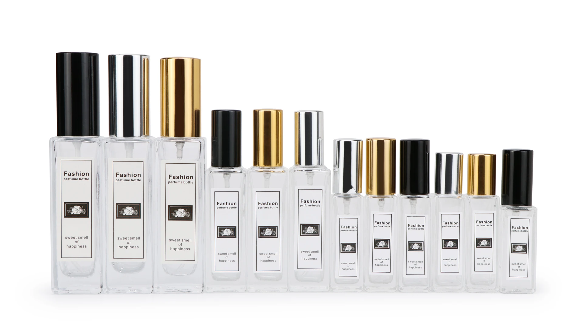 5ml 15ml 20ml Clear Essential Oil Roller Bottles Glass Roller Ball