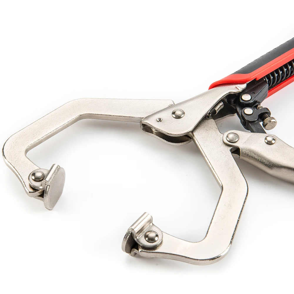 Metal Vise Grip Locking Clip Plier Automatic C Type Woodworking Welding