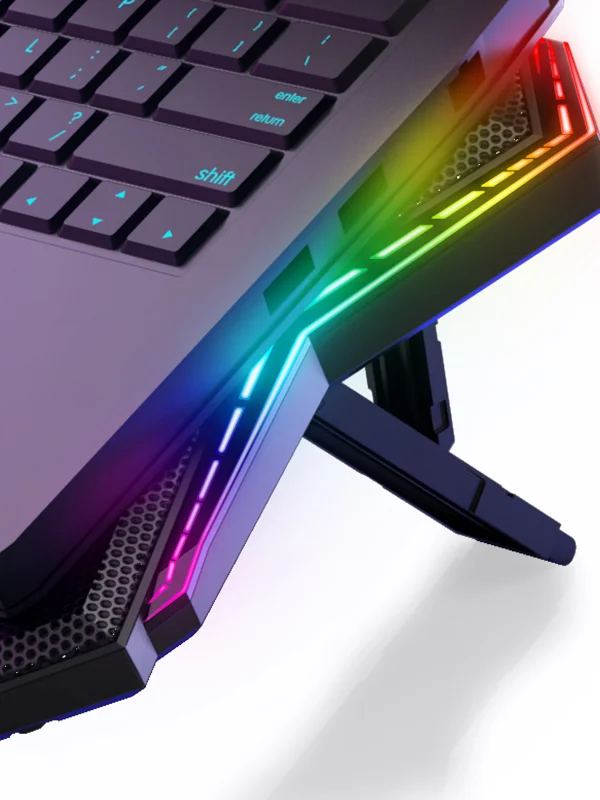 Coolcold Best Seller Gaming Rgb 17inch Laptop Cooling Pad For Laptop