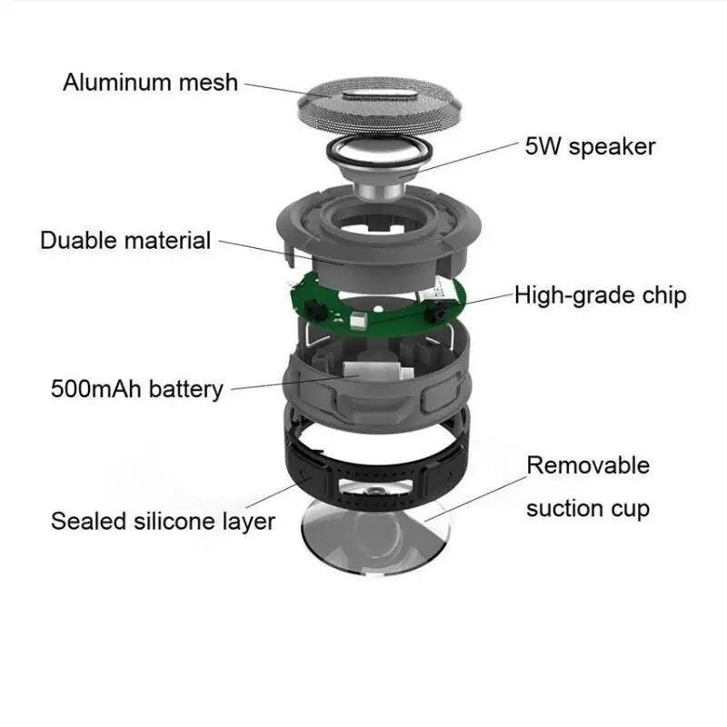 Promotional Gift outdoor mini IPX5 Waterproof wireless portable speaker C6 outdoors - ANKUX.COM
