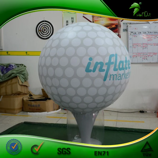 Customized Inflatable Golf Ball Model Advertising Inflatable Golf Sport