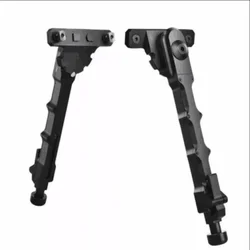 Tactical Aluminum Alloy M-Lok tipod V9 Tactical Acc Split Tactical Bipod M-Lok Metal Tactical Stand Adjustable And Lockable Legs