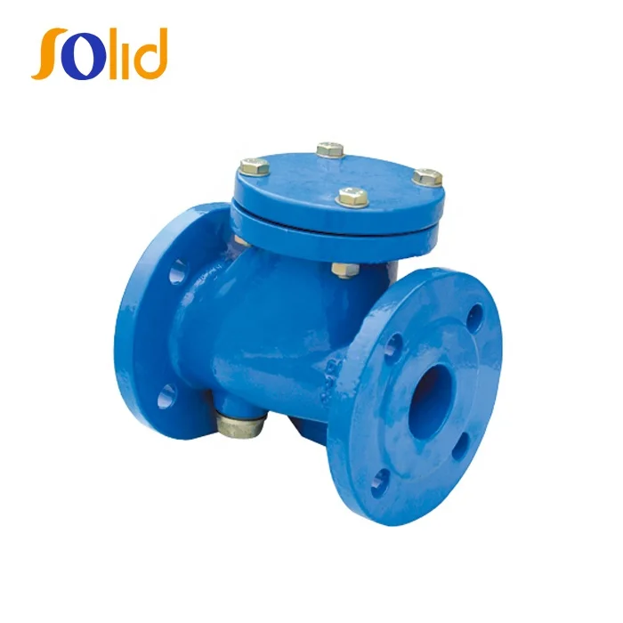 DIN3202 F6 Ductile Iron Gray Cast Iron Flanged Non Return Swing Check Valve