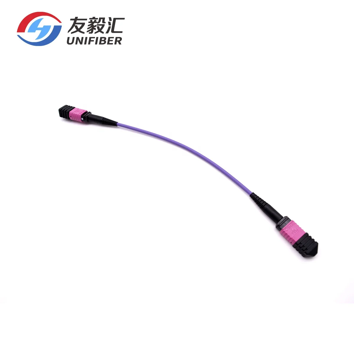 Single Mode 8 12 24 Fiber Mpo To Mpo Female Trunk Cable Patch Cord Type ...