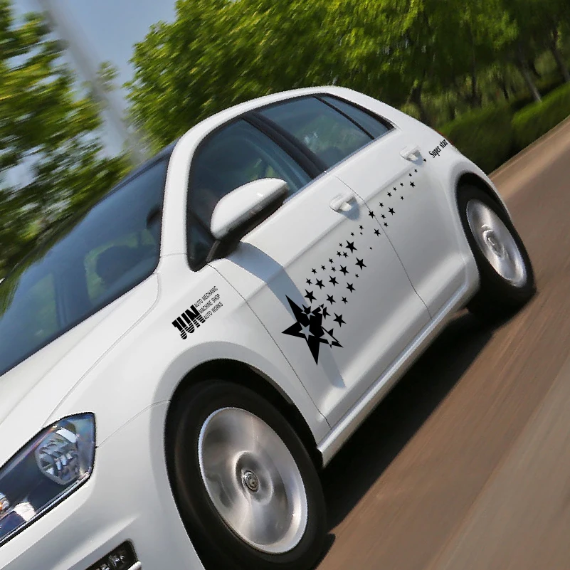 oem有趣的磁性反光比赛乙烯基3d汽车贴纸