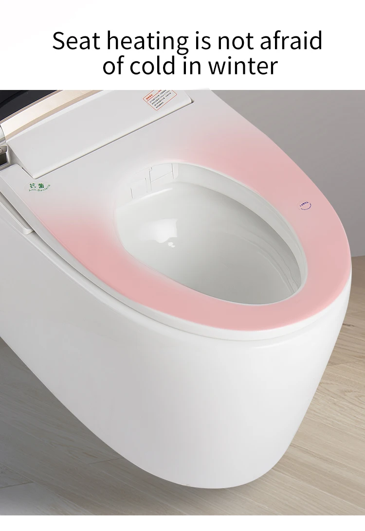 popular home decoration bathroom Automatic Operation Concealed Tank Dual-Flush one piece smart wc intelligent toilet
