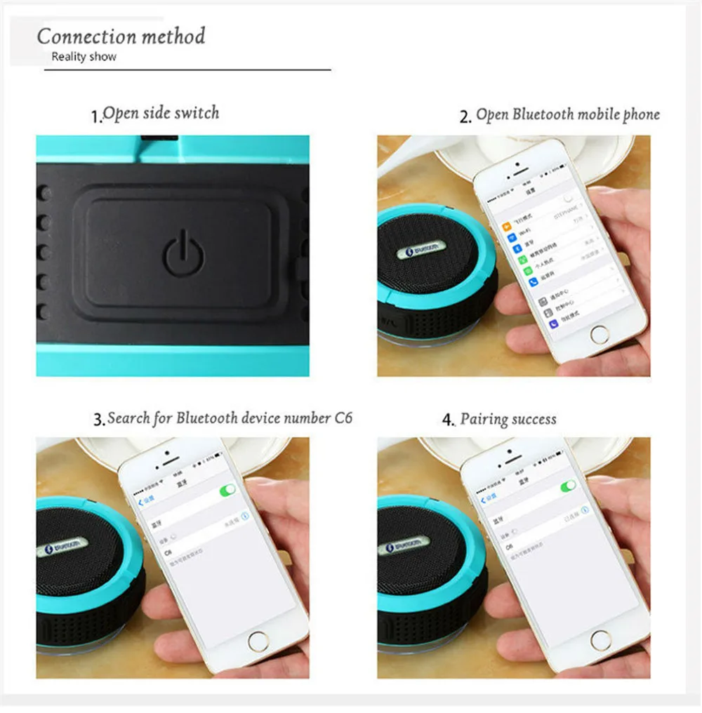 2020 IPX4 Waterproof Soundbar Speaker, water resistant portable Speaker, bluetooth Shower Speaker - ANKUX.COM
