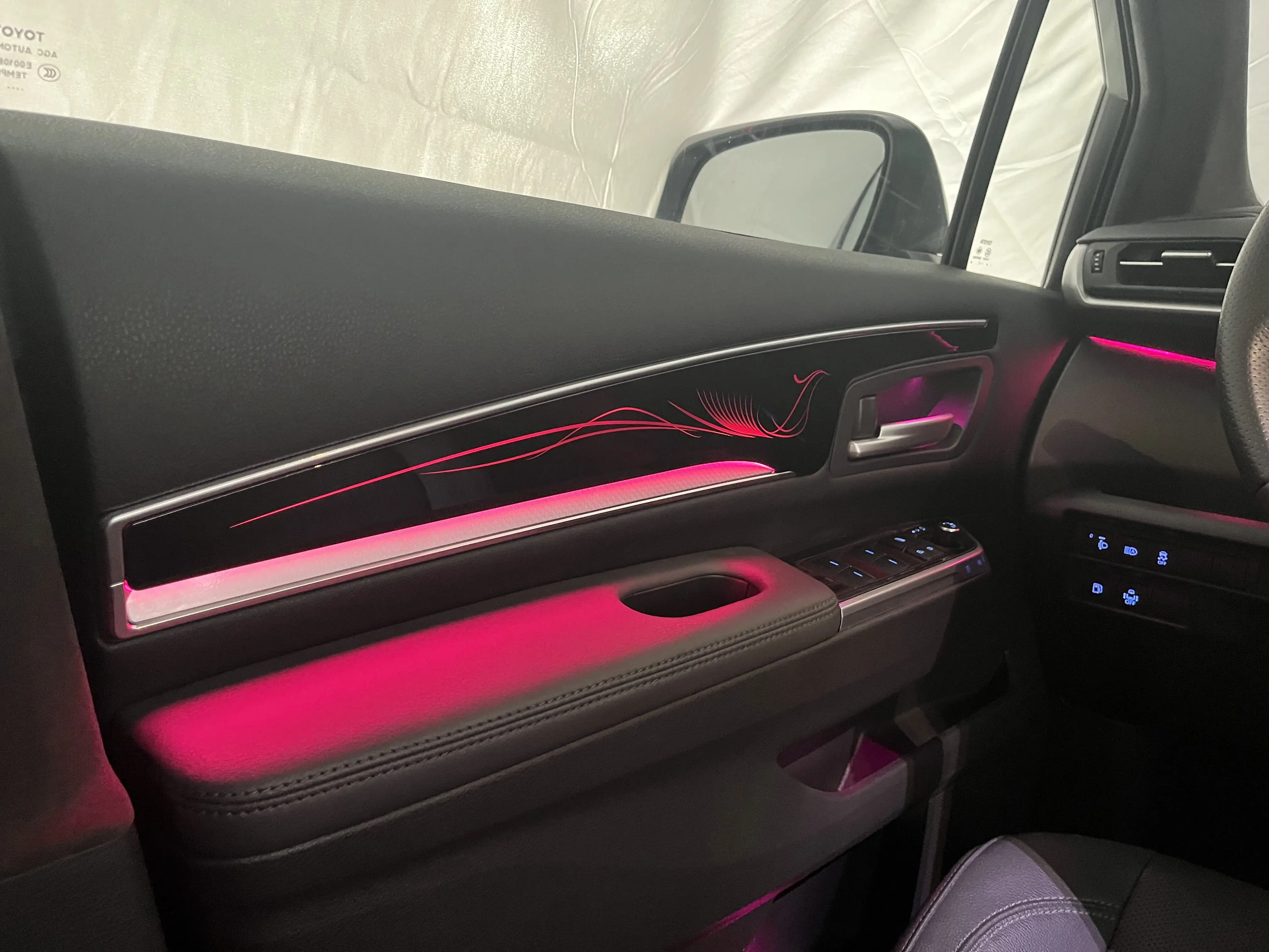 For Toyota Sienna 2021 2022 Ambient Light Fourdoor Modified Trim