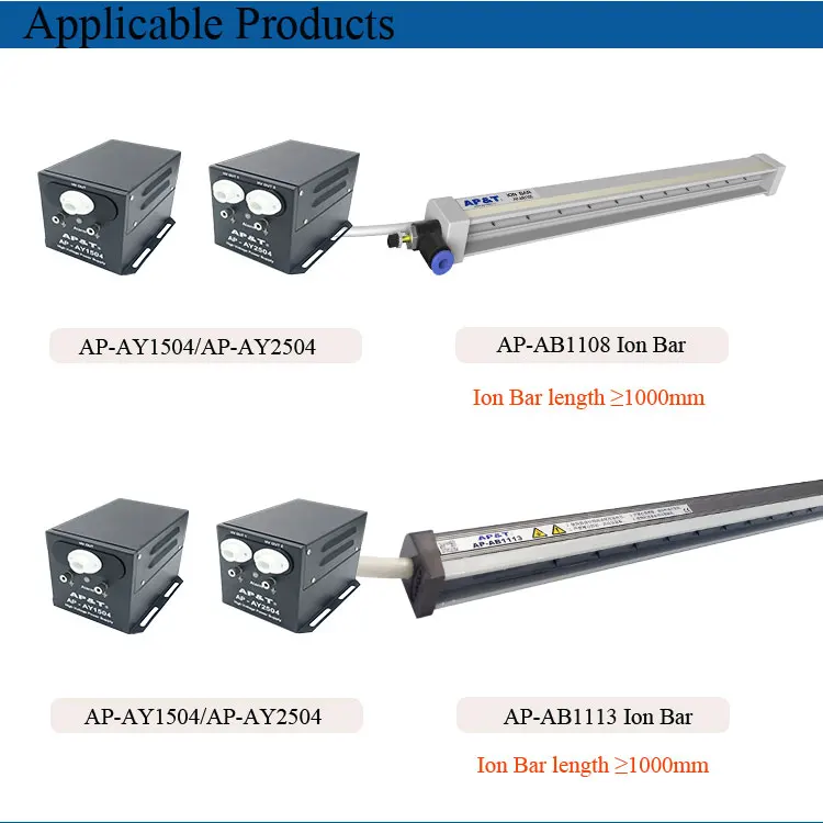 AP-AY1504/2504 Power generator for AP-AB1108 Ionizing bar , AP-AB1113 ionizer bar