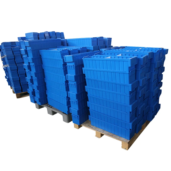 Warehouse Cheap Large Parts Container Stackable Plastic Storage Secure