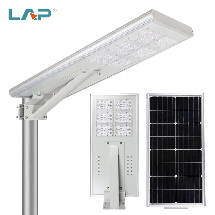 LAP New Product High Quality Ip65 Waterproof 40W 50W All In One Solar Led Street Light