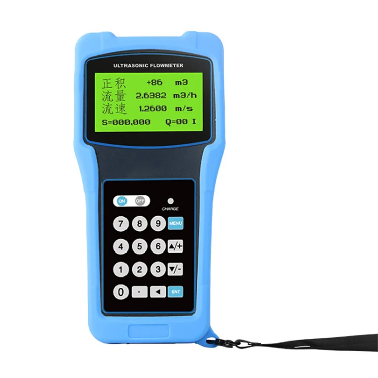 Ip67 4-20ma Digital Portable Flow Meter Ultrasonic Flowmeter - Buy ...