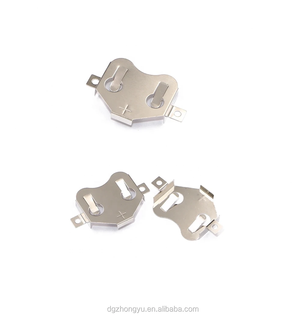3v Cr2450 Battery Holder Lithium Coin Cell Holder Smt Cr2450 Coin Cell