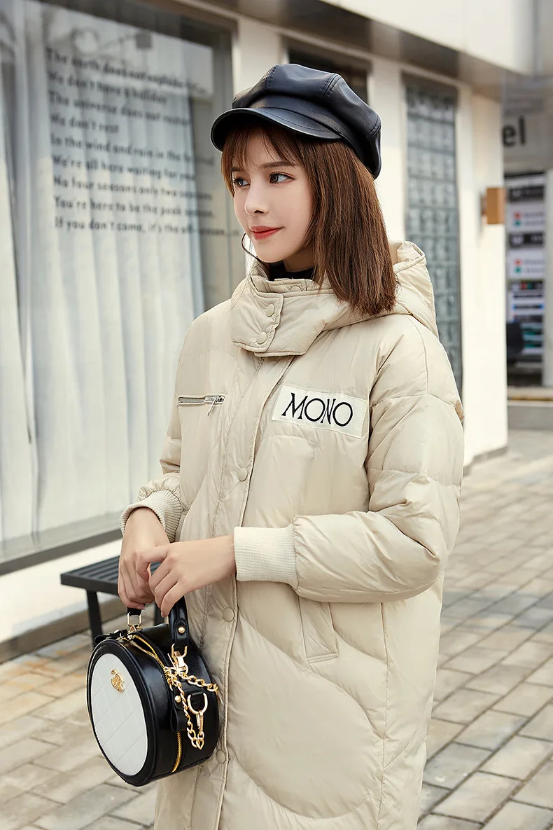 2019 Winter New Korean Red Woolen Jacket women's Slim Collect waist Long  knee over Thick Woolen Coat Female Outwear S-2XL WYT550 - OnshopDeals.Com