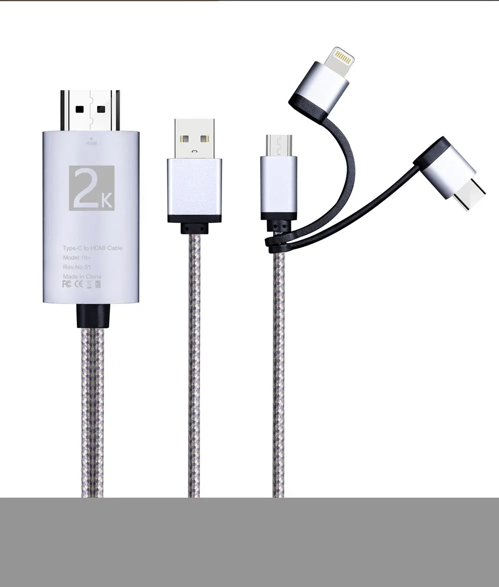 SIPU 3 in 1hdmi to type c convater usb 3.1 type c to hdmi cable 2k 30hz for android computer multimedia - ANKUX.COM