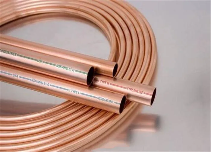 copper pancake coil 3/8" x 3M roll,air conditioning pipe tube 