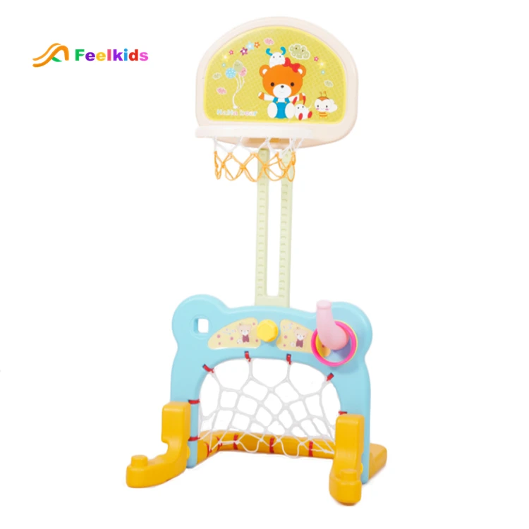Plastic Children's Indoor Basketball Hoop Stand for Babies Over 3 Years Old manufacture