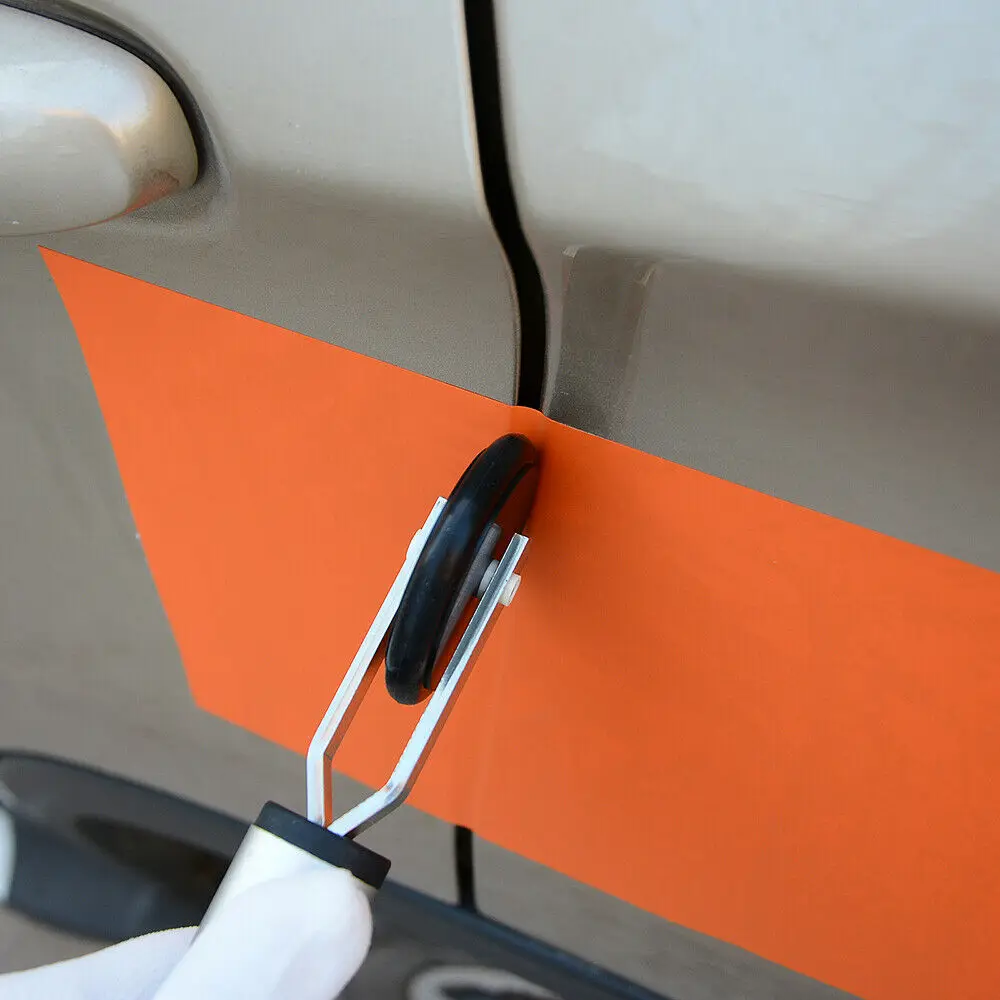 Car Wrap Tools Single Handle Roller Rubber Edge Vinyl Corner Detail