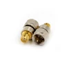 SMA Female To F Type Male Adapter 0.9" Long Length Straight Brass Coaxial Cable Connector Convertor For RF Projects