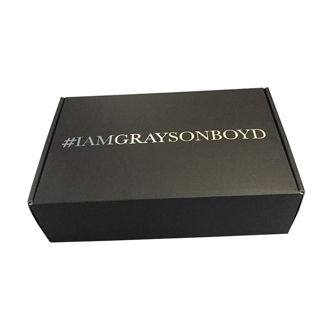 Download Custom Printing Matte Finish Corrugated Paper Cardboard Box For Packing Buy Custom Designed Small Black Cosmetic Recycled Color Printing Logo Packaging Paper Box Fancy High Quality Shoes Cosmetics Perfume Apparel Corrugated Packaging