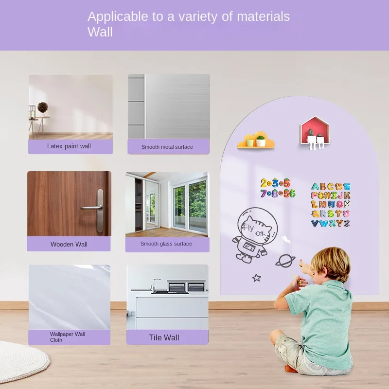Magnetic dry erase wall sticker holding strength test