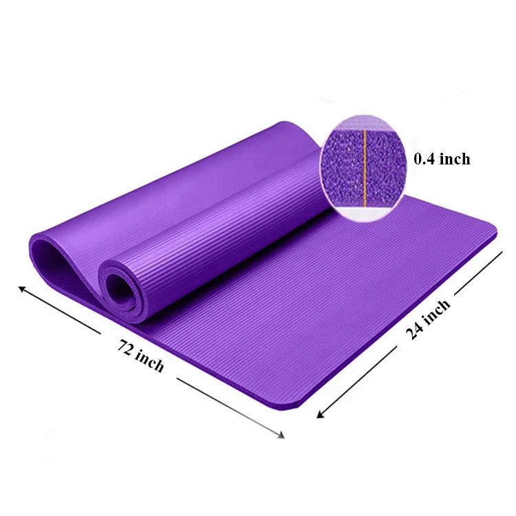 Non Slip Exercise Fitness Mat Travel Yoga Mat Workout Mats For Home Gym Sport Fitness Exercise