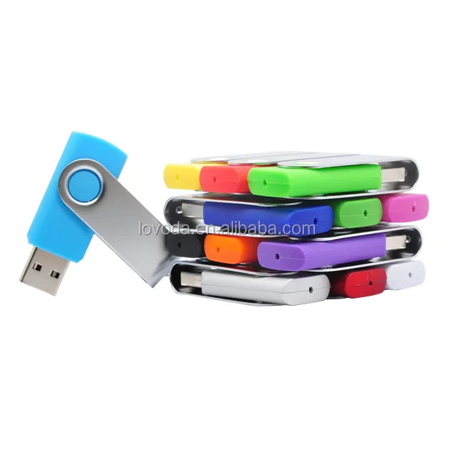 High quality eco usb 3.0 interface metal material swivel type one side customized logo printing 8GB wood usb flash key LFN-011 - ANKUX.COM