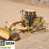 Big Power 190HP Sem 919 Wheel Motor Grader Machine For Sale