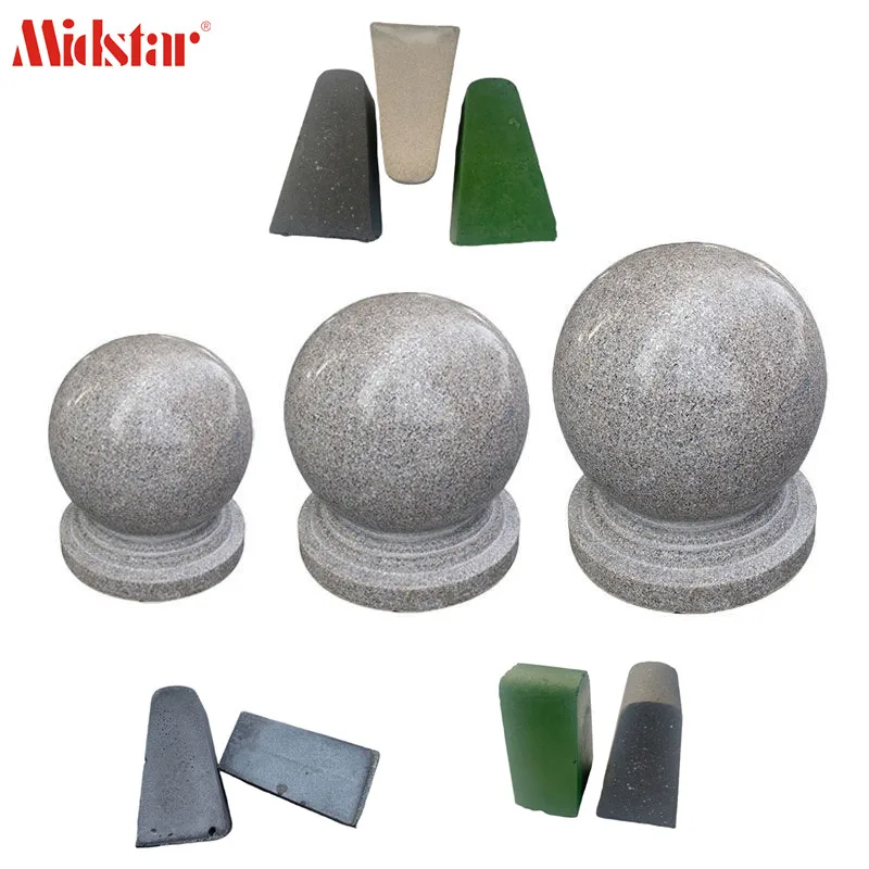 Resin Lux  triangle abrasive for grinding granite ball polishing water buff