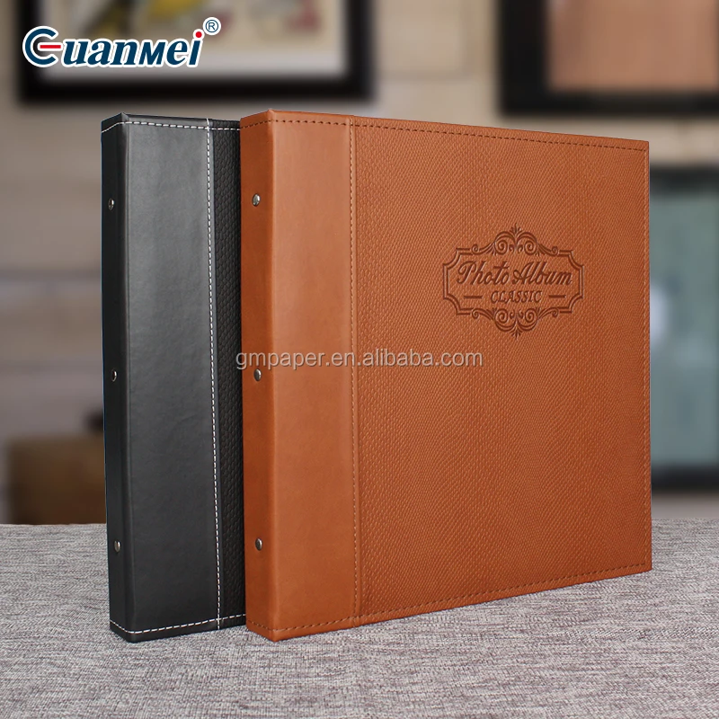 guanmei leather post bound photo album