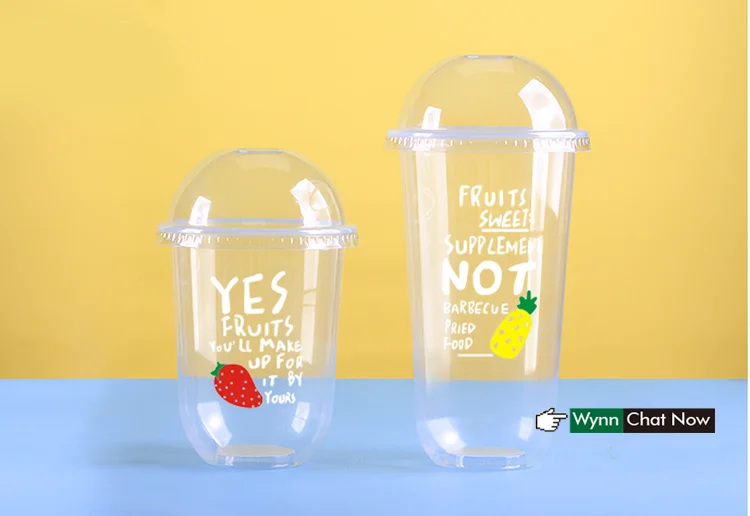 U shap plastic cups