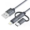 2019LAIMODA hot sale braided Aluminum Alloy 2A long Data Micro Charging Charger Usb 3 1 Usb Phone Data Micro Cable