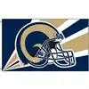 Custom 100%polyester 3x5ft NFL sports team Los Angeles Rams flag