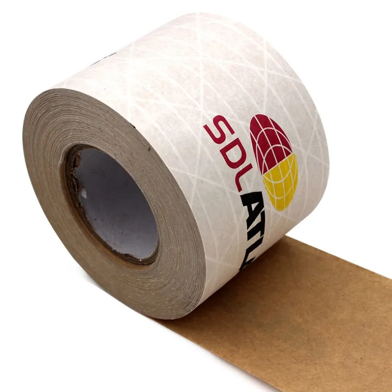 Kraft 72mm x 1000' Reinforced Water Activated Tape