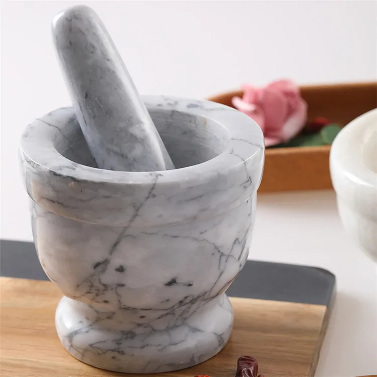 marble mortar and pestle