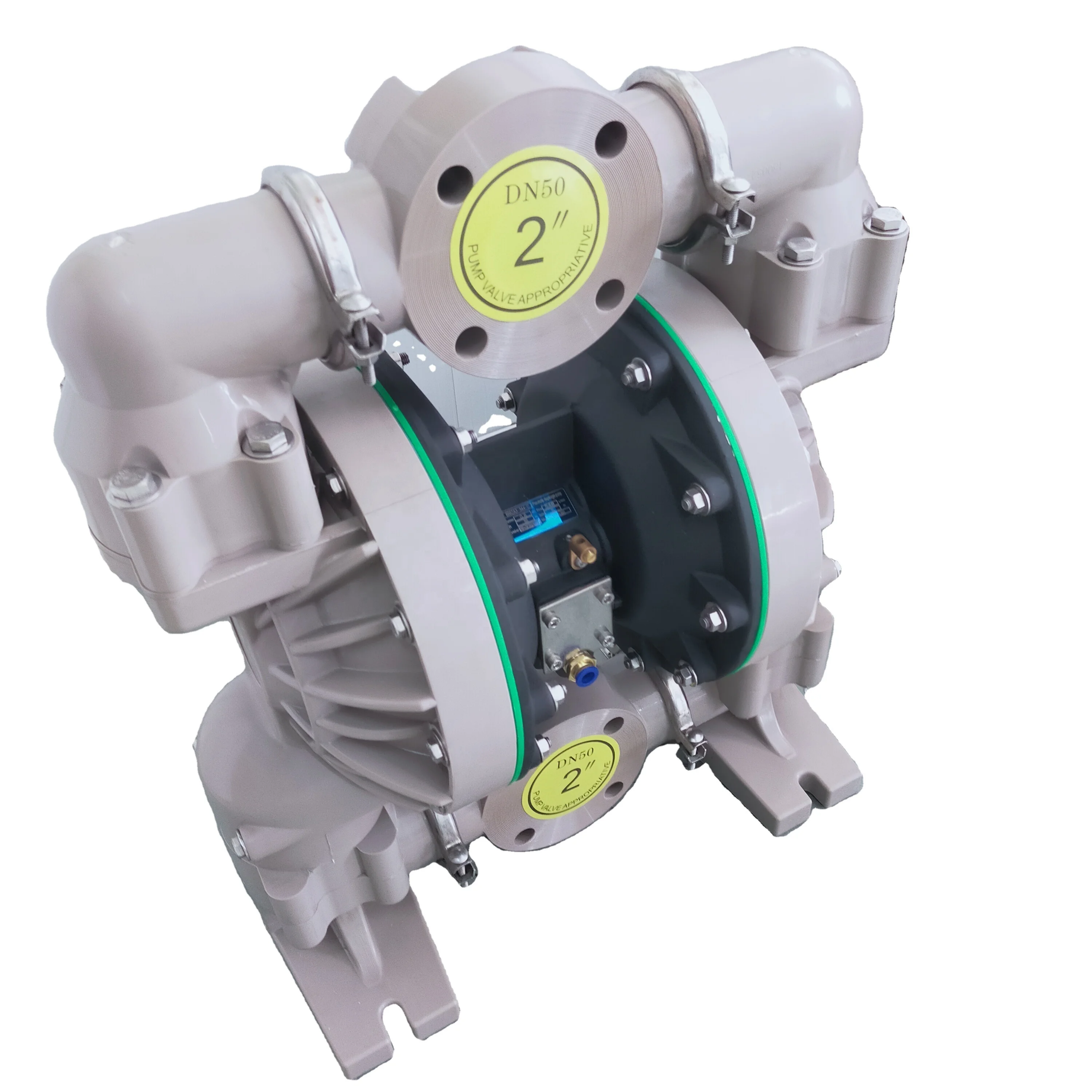 2 Inch Pneumatic Diaphragm Pump 6662A3-344-C na may Polypropylene Air Operated na may mga detalye ng PTFE / Santoprene Diaphragm