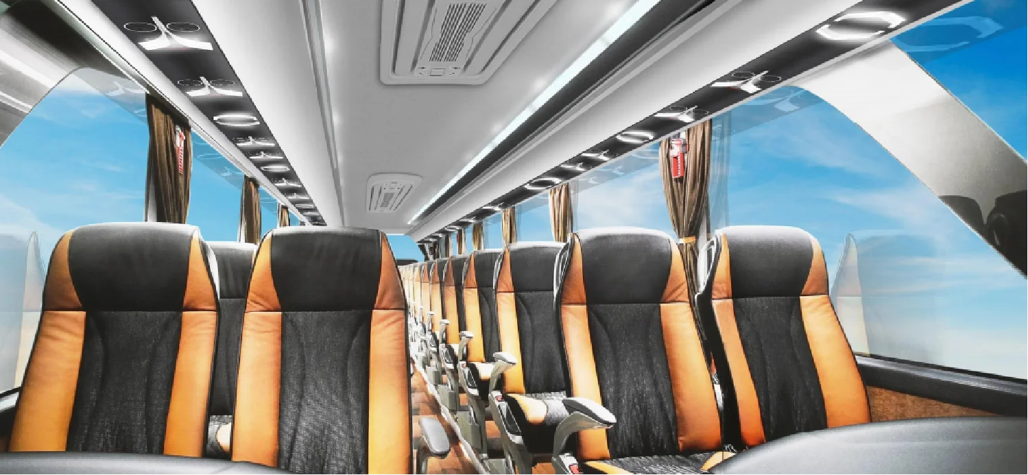 Coach Bus Hat Rack Bus Air Duct & Luggage Rack with Custom Reading Light - Suitable for ...