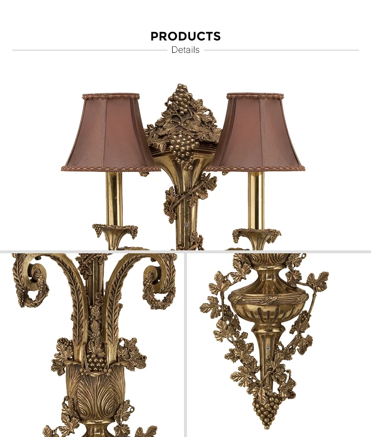 french vintage european wall lamps