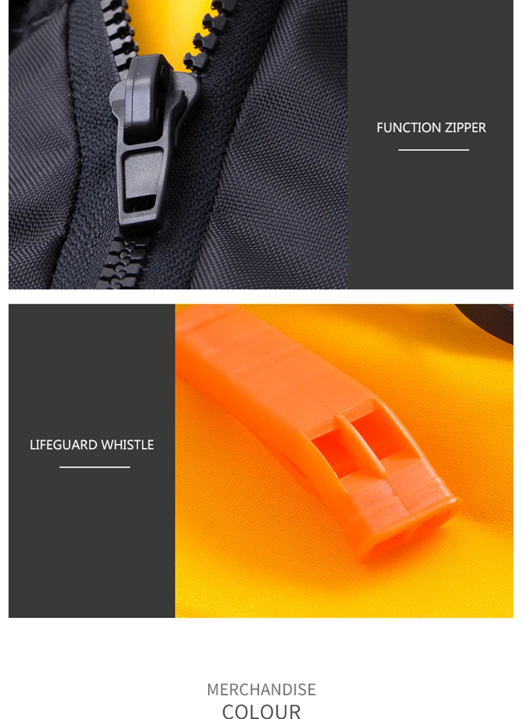 Different color life jacket