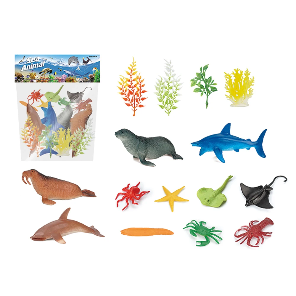 mini plastic sea creatures