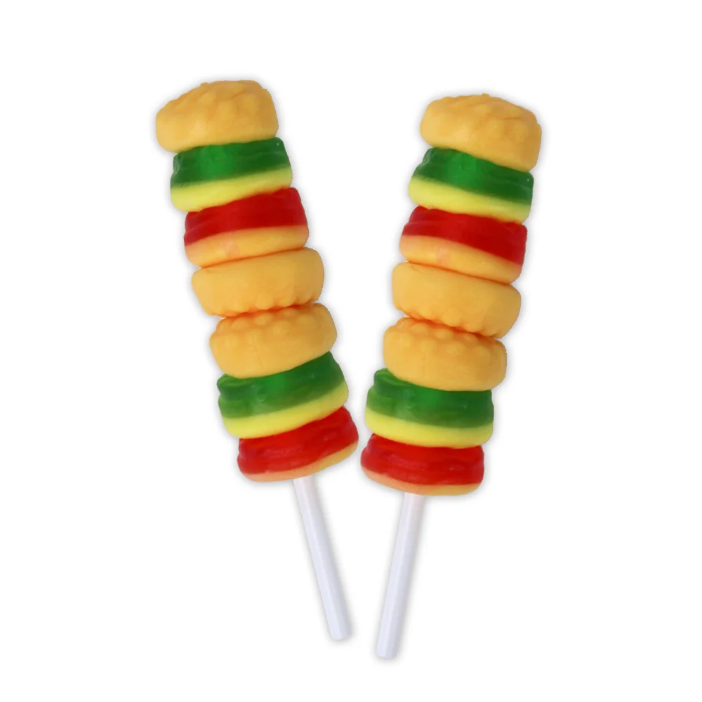 Halal Gummy Mini Gummy Burger Lollipop Buy Gummy Burger,Halal Gummy