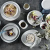 DSX Restaurant and hotel special tableware rectangular plate 15-inch oversized grilled fish plate ceramic plate tableware