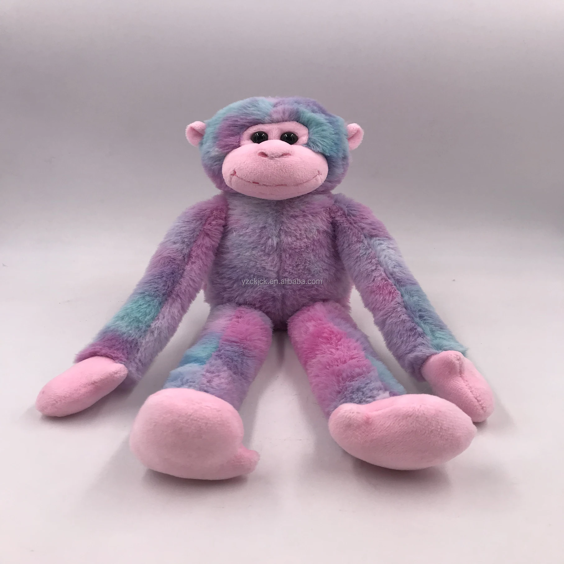 Rainbow monkey toy stuffed plush toy custom plush toy