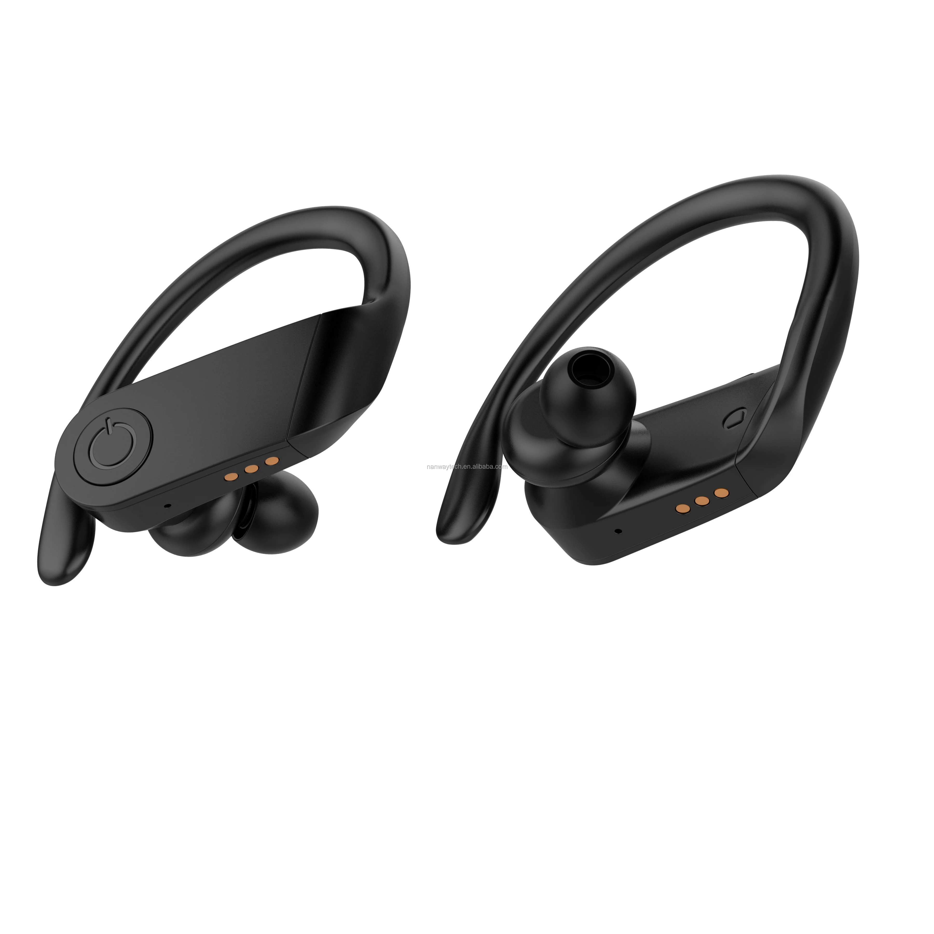 b11 Wireless Earphones Noise Canceling Ear hook Earbuds LCD Display on Charging box for powerbeats 3 - ANKUX.COM