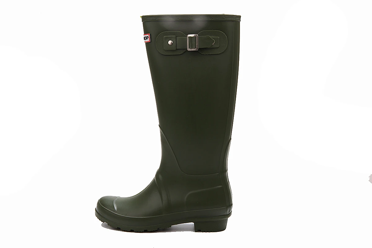 Ladies Pvc Customers Design Micro Suede Horse Riding Gumboots Rain