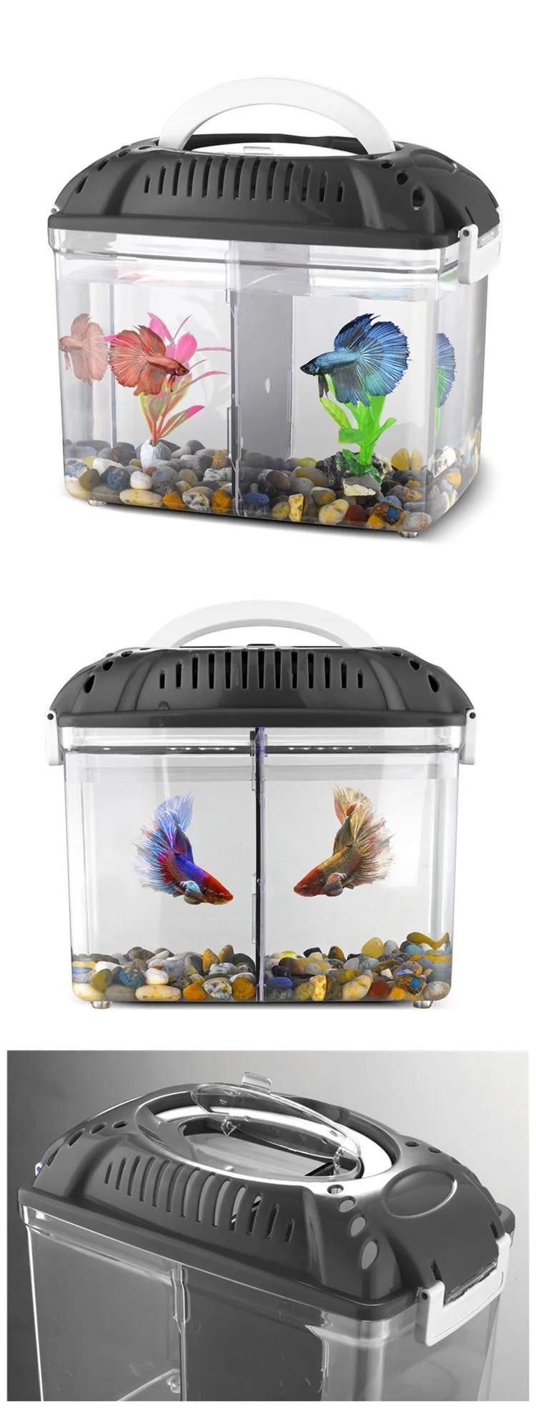 ディバイダー付き水族館ダブルルームベタ水槽中国メーカー Buy ベタ魚タンク ダブルルームベタ魚タンク アクリル水槽でデバイダ Product On Alibaba Com