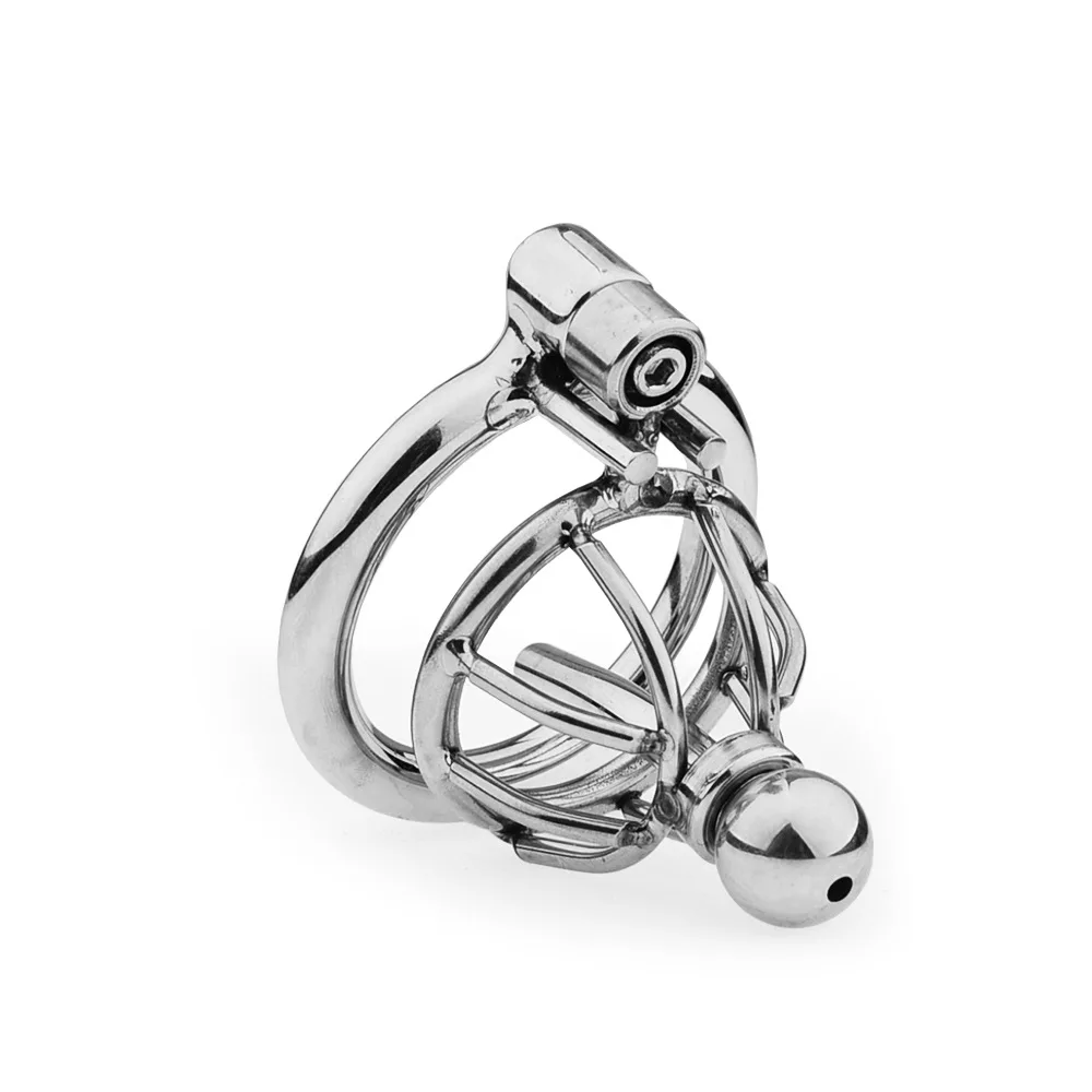 Chastityring Metal Cock Cage Secure Device For Male Selfdiscipline ...